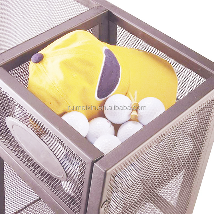 Free-standing Golf Equipment Display Rack Golf Bag Storage Stand