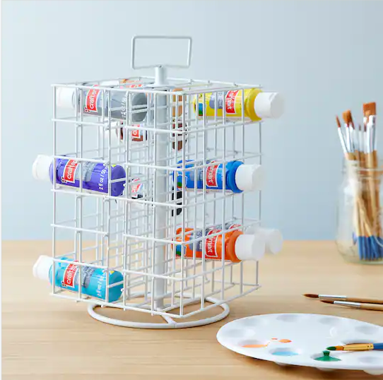 Spray Paint Rack Counter top Paint Rack Rotating Spray Can Display Rack