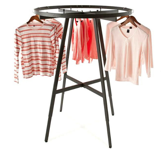 Metal round garment clothing rack  circle clothing rack