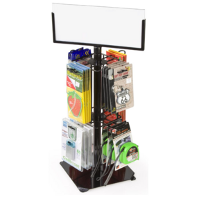 Keychain Display Rack Rotary Hook Counter Stand Shop Display Rack for Pocket Gift /Air Fresheners