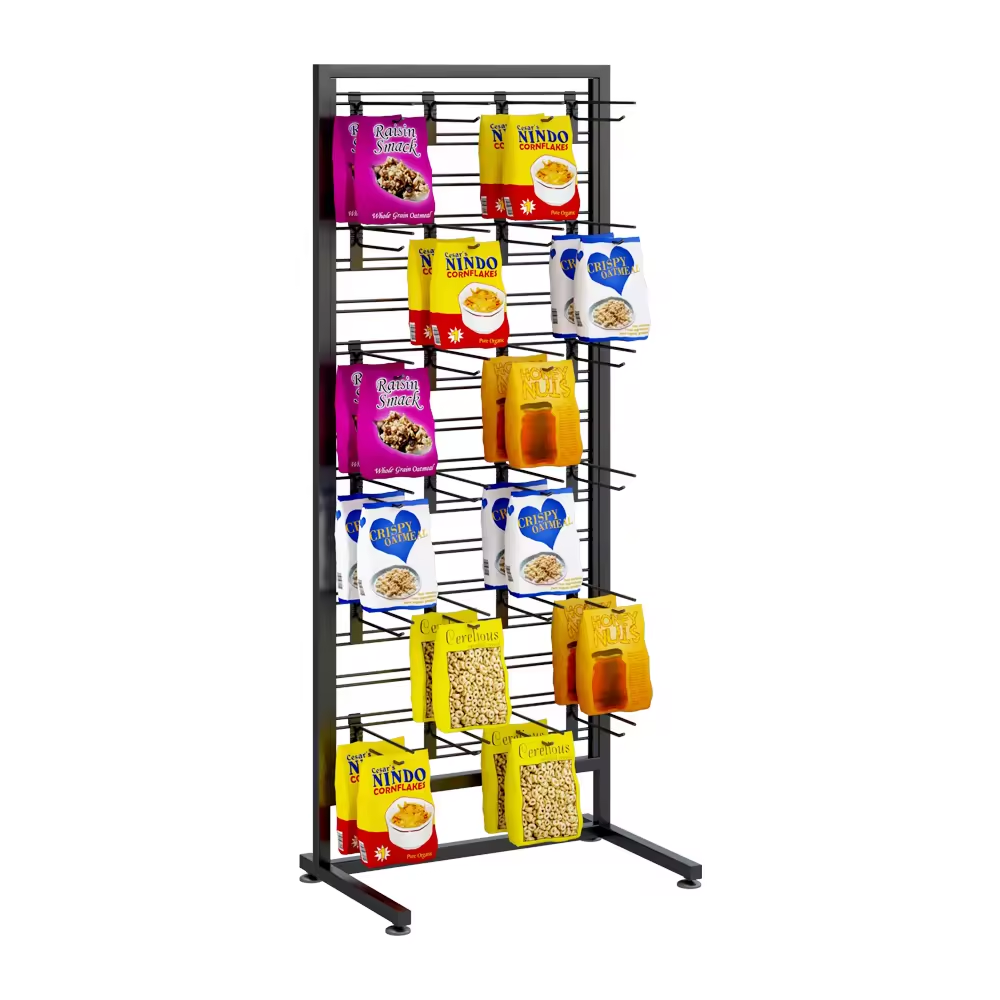 Dog Food Display Racks,Freestanding Metal Snack Food Display Rack For Supermarket,Pet Food Display Rack For Pet Shop,Home