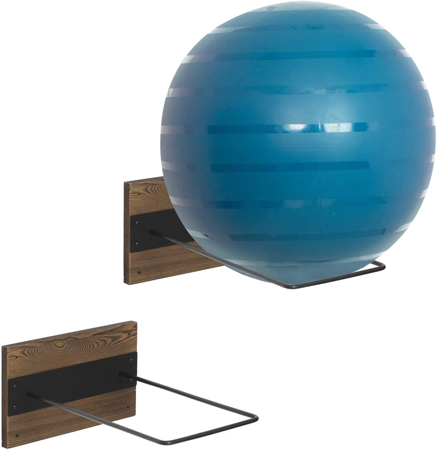 Metal Wall Mounted  Sports Ball Organizer Yoga Ball Basketball Rack Holder for Gym