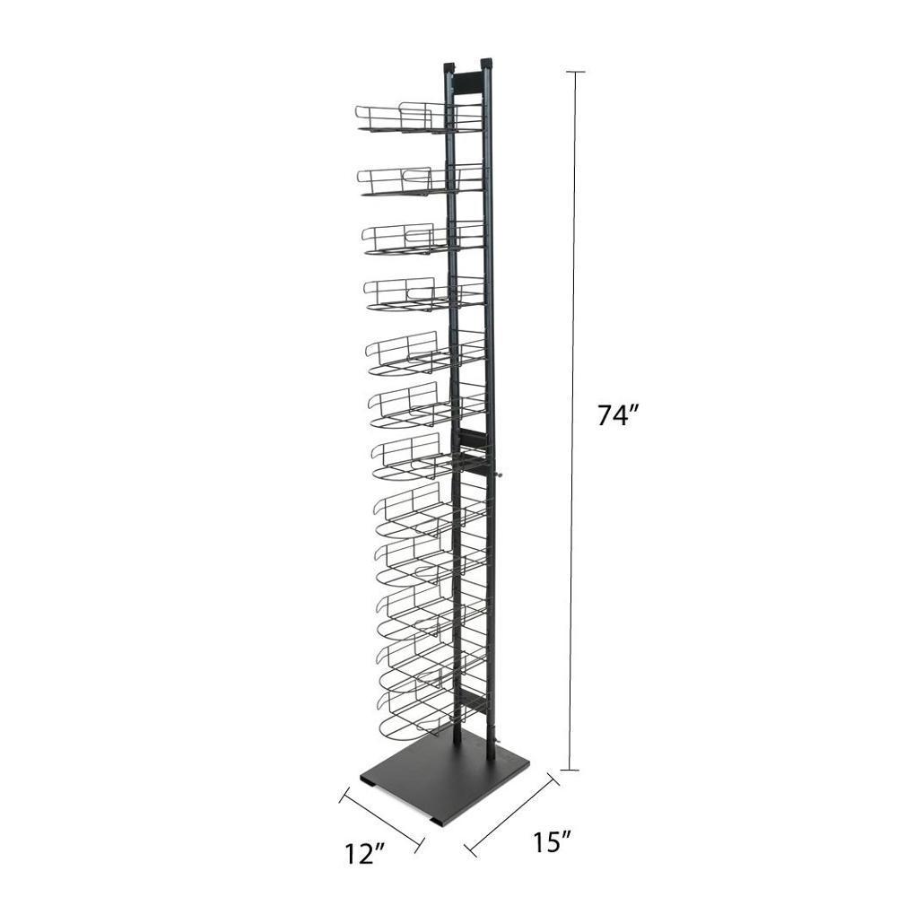 RUIMEI Floor Standing Hat Display Rack Hold 180 Baseball Caps Rack--Caps Tower Display Holder cap display Commercial hat racks