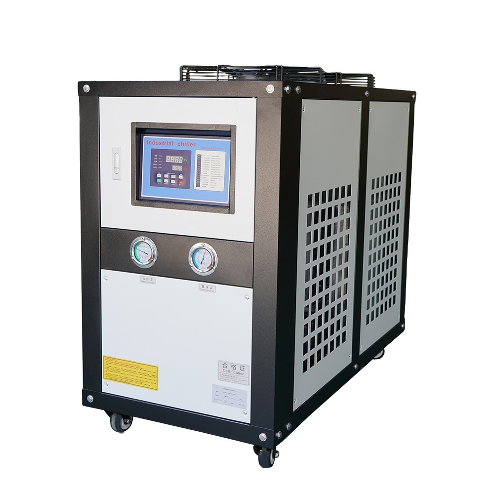 China Manufacturer Good Quality 5HP 0 deg -5 deg Glycol industrial air-cooled water scroll chiller