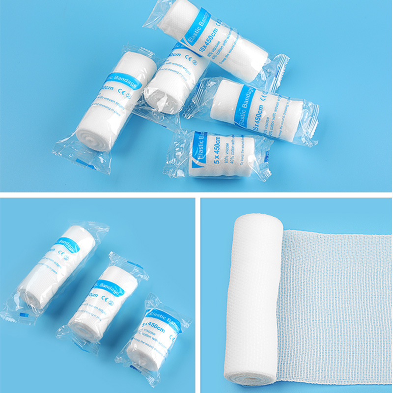 Wholesale Ready Stock Sterile Medical Conforming Gauze Roll Bandage Elastic PBT Gauze Bandage