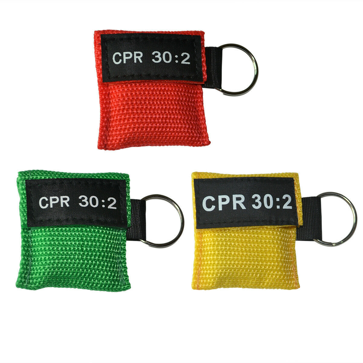 Personalized cpr keychain mask first aid rescue or aed training cpr mask rescue breathing mask kit one way valve