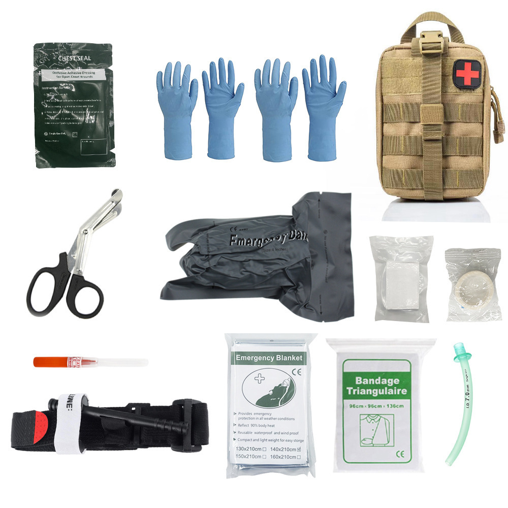 individual IFAK Trauma medical first aid kit with tourniquet