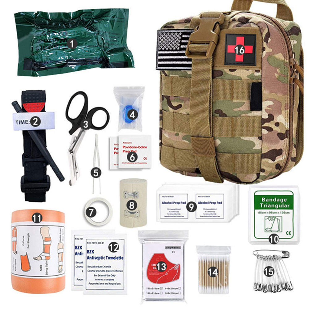 individual IFAK Trauma medical first aid kit with tourniquet