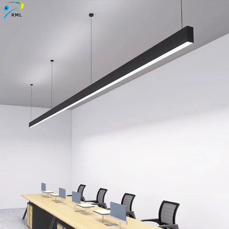 High power 20w 40w 50w 60w 80w led 4 ft 8 ft  light fixture led hanging linear light supermarket IP20 led linear lamp