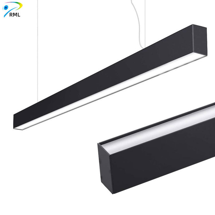 Linkable LED Linear Light 4FT 30W 3000K/4000K/5000K CCT Selectable LED Suspended Lighting Fixture for Commercial Places Office