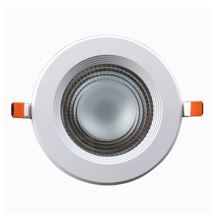 Recessed 9W Spotlight Fixture Ip44 Ceiling Led Cob Downlight Adjust Angle Down Lights Design For Hotel