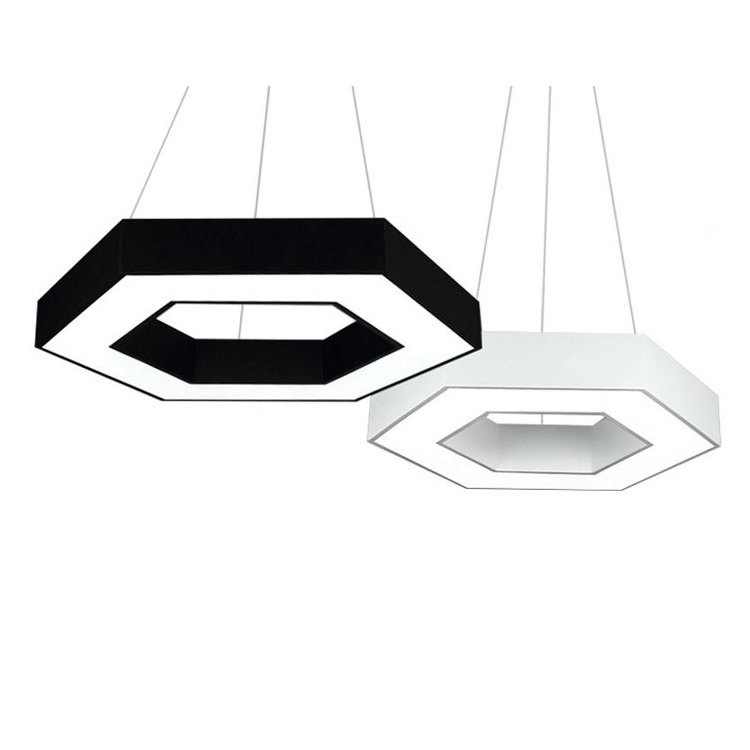 Modern Solid Hexagon Lights 60x60cm LED Licht Deckenleuchte LED Hexagon Licht Luz LED Luz de techo LED Luz hexagonal