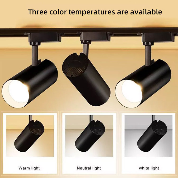 Commercial Track Lights Cob 20W 30W Spot Led rail light Spotlights lighting System