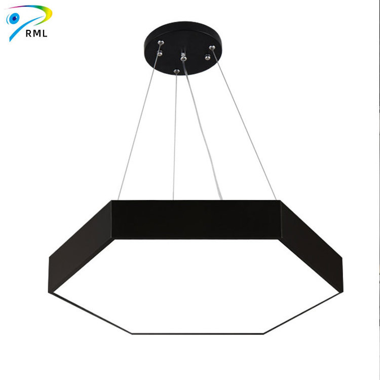 Modern Solid Hexagon Lights 60x60cm LED Licht Deckenleuchte LED Hexagon Licht Luz LED Luz de techo LED Luz hexagonal