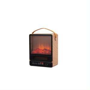 750w 1500w Indoor Thermostat Control System Room Portable MINI Electric Digital Fireplace Heater For Household