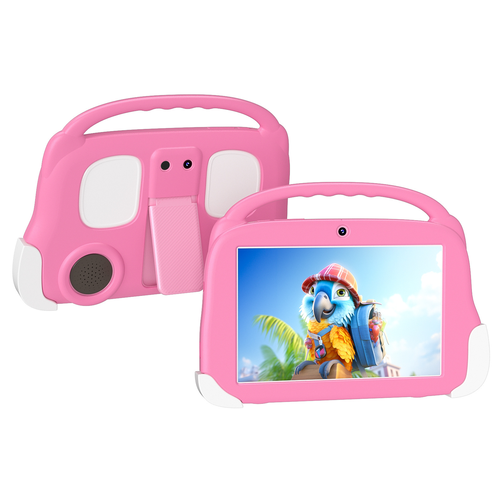 2023 New 8-Inch Android 12 Tablet for Kids 2GB RAM 32GB ROM Educational PC with Silicon Case Allwinner Processor