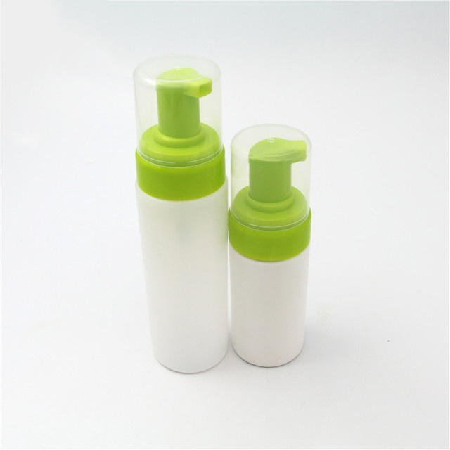 100ml 150ml foam bottle empty HDPE cosmetic foam spray bottle for soap