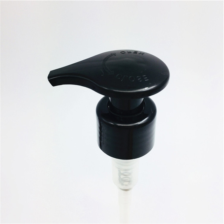 custom screw neck lotion pump 24/410, dosage 1.8-2.2ml/T, back lotion pumps with ribbed closure