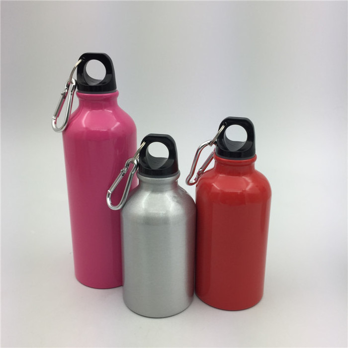 500ml 750ml Aluminum water bottle sport water bottle with cap aluminum bottle