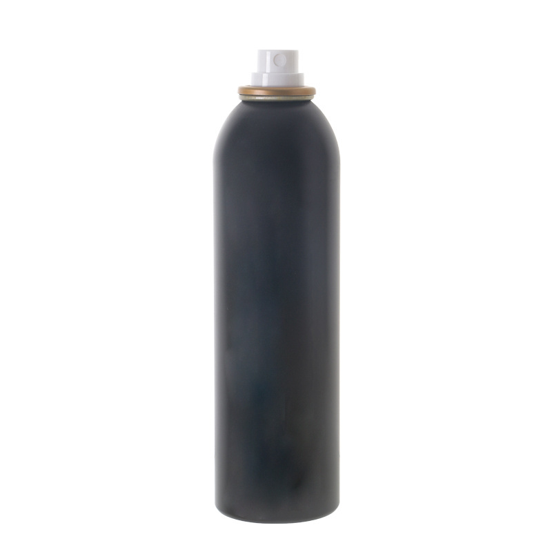 250ml Black Aerosol Bottle Custom Refillable Spray Aerosol Bottle Empty Aluminum Aerosol Can