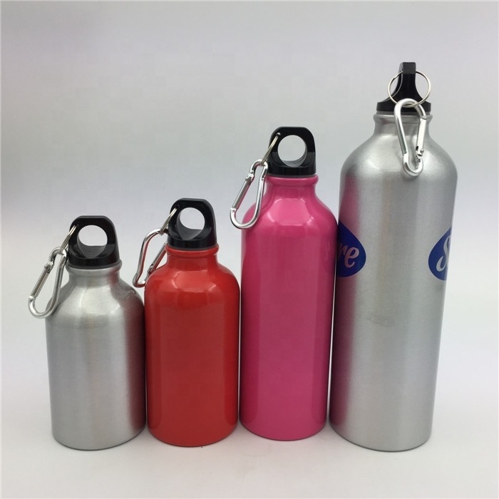 500ml 750ml Aluminum water bottle sport water bottle with cap aluminum bottle