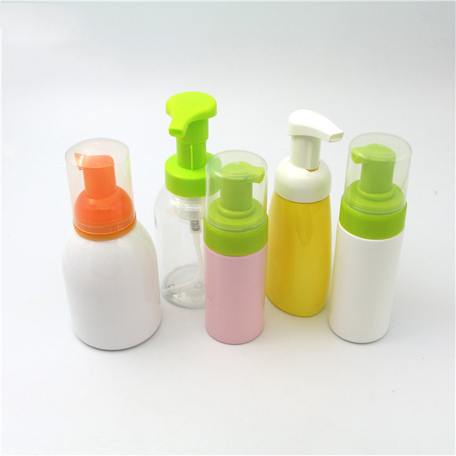 100ml 150ml foam bottle empty HDPE cosmetic foam spray bottle for soap