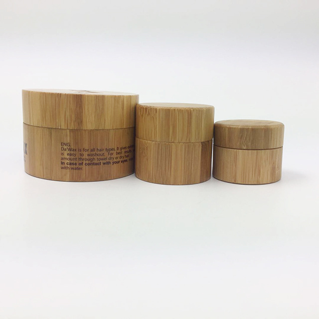 bamboo 100g cosmetic cream jar/wooden cosmetic jar /bamboo cosmetic packaging