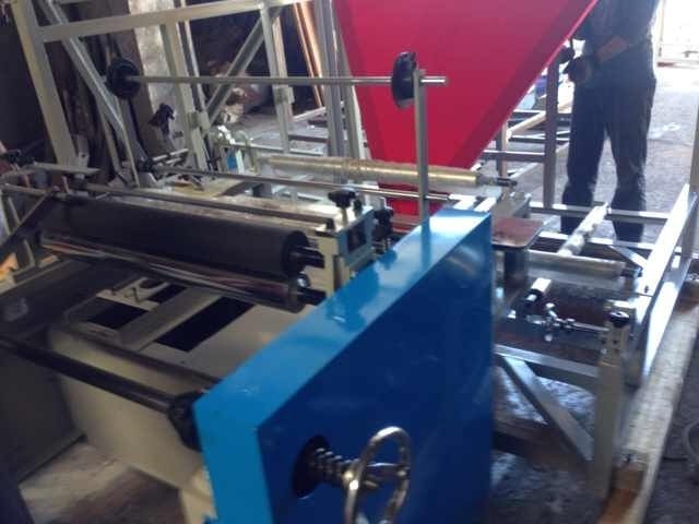 Ruiplas ZB model ultrasonic bopp plastic film paper triangle folding and rewinding machine