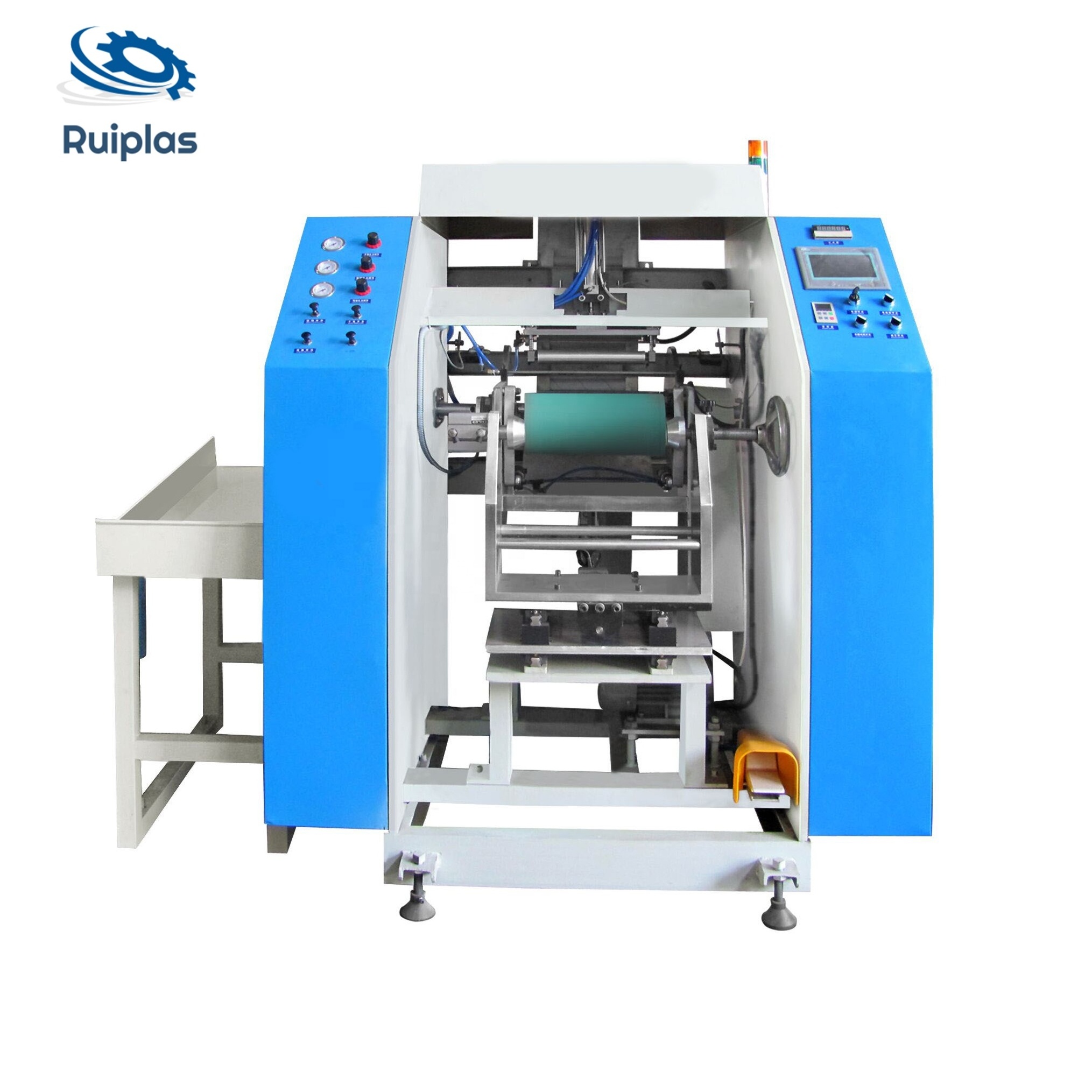 Fully Automatic PE PVC Plastic Cling Film Rewinder Stretch Film Rewinding Machine