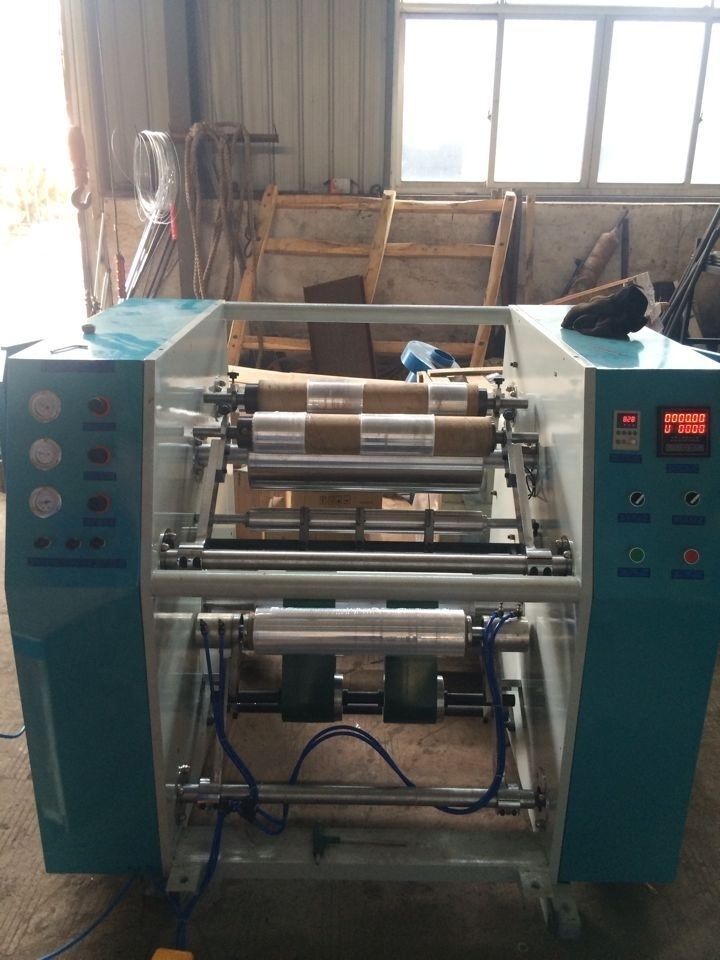 Fully Automatic PE PVC Plastic Cling Film Rewinder Stretch Film Rewinding Machine