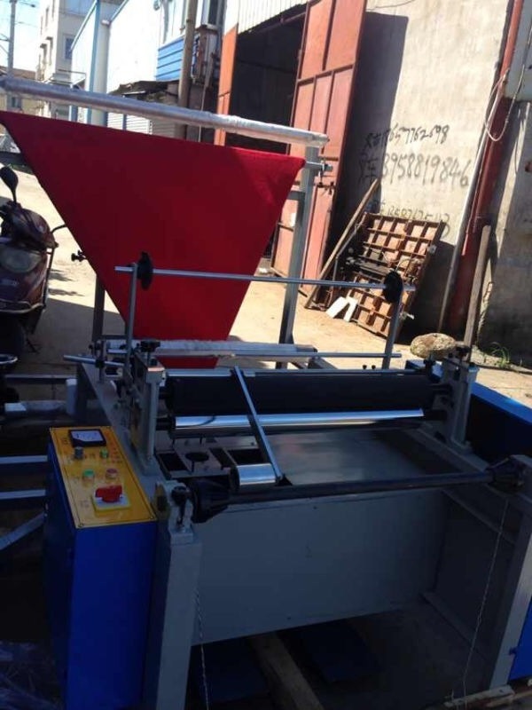 Ruiplas ZB model ultrasonic bopp plastic film paper triangle folding and rewinding machine