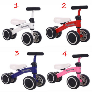 cheap price Children's four-wheel kids balance bike baby scooter without pedal scooter infant toddler walker toy