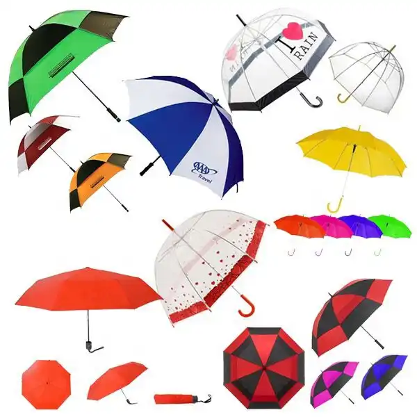 Custom UV Big Large Windproof Rain Parapluies corporate gifts  Golf  folding Umbrella With Logo Printing For Promotion