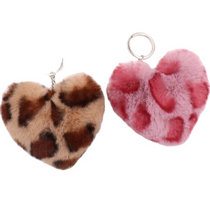 New Design Bunny cute  Key Chain Pendant Bag Car Charm Tag Fluffy Fur Pompom Rabbit Keychain For for car keys