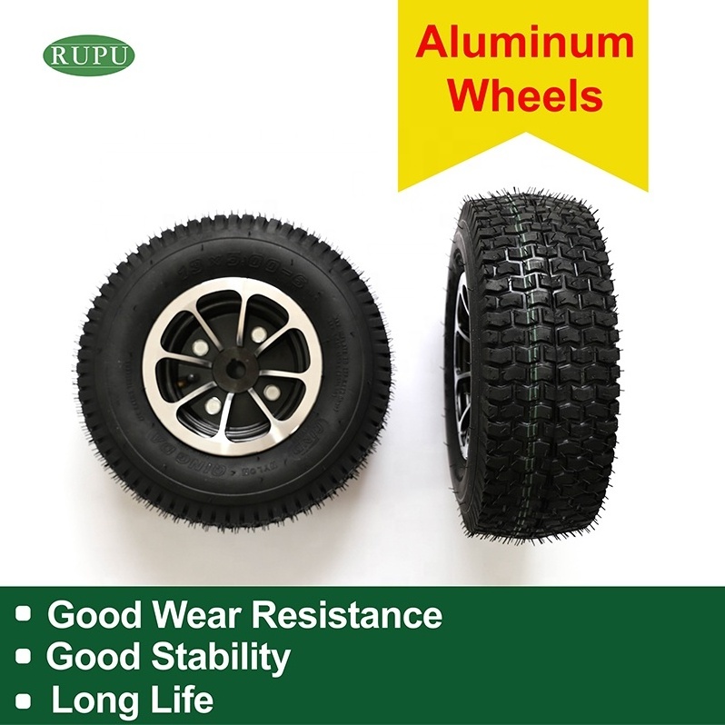 High wear resistance and long service life of 13 inch aluminum wheel tire of trolley