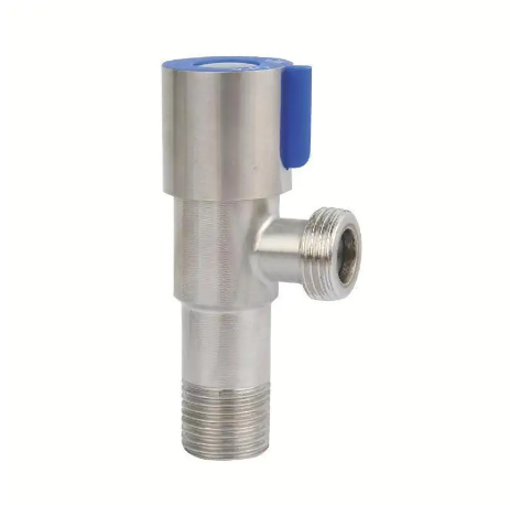 Stainless steel Angle valve threaded triangle valve Hot and cold water valve Bathroom connector Toilet basin water heater