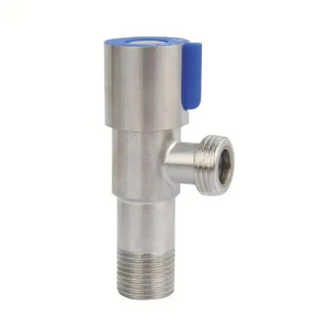 Stainless steel Angle valve threaded triangle valve Hot and cold water valve Bathroom connector Toilet basin water heater