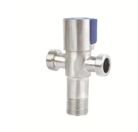 Stainless steel Angle valve threaded triangle valve Hot and cold water valve Bathroom connector Toilet basin water heater