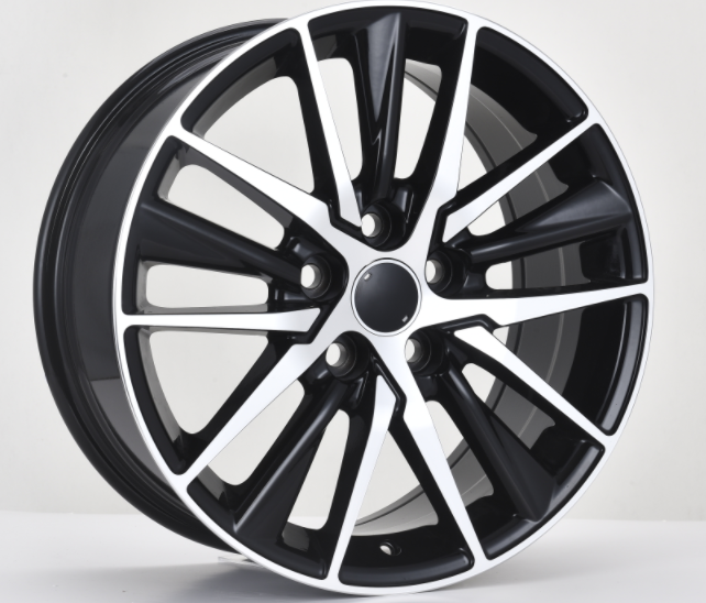 For Toyota Camry alloy rims 17,18 inch 5 *114.3 black machine face passenger car wheels