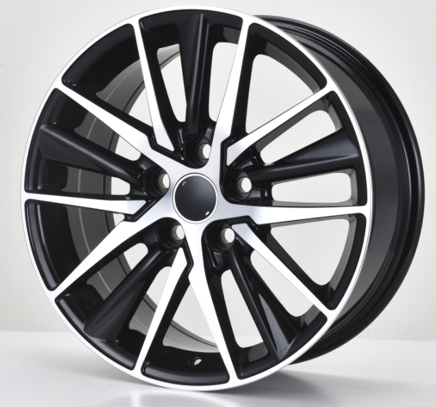 For Toyota Camry alloy rims 17,18 inch 5 *114.3 black machine face passenger car wheels