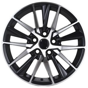 For Toyota Camry alloy rims 17,18 inch 5 *114.3 black machine face passenger car wheels