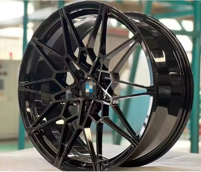 Custom forged deep dish wheels 16-24 inch 5x120 black 5 spoke car rim for BMW