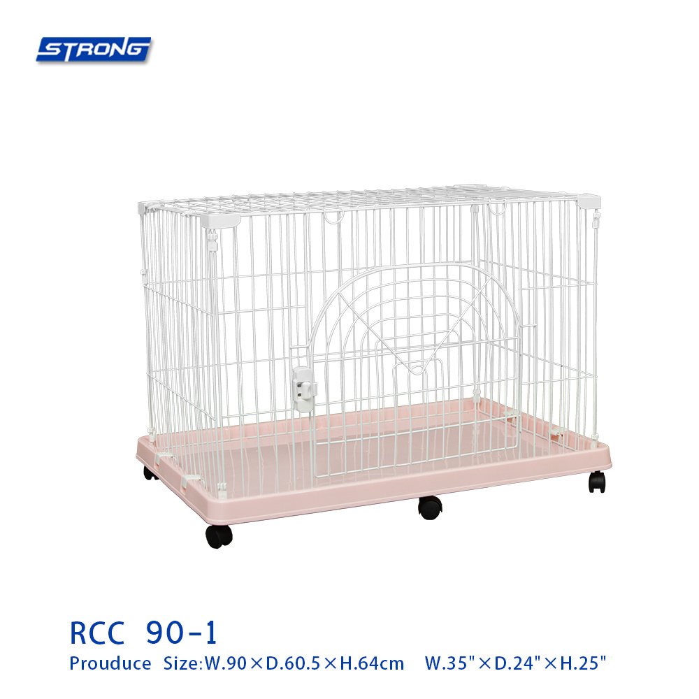 Durable Square Folding Welded Steel Cat Cage Cat Villa 2 Layers Cat Cage RCC90-2