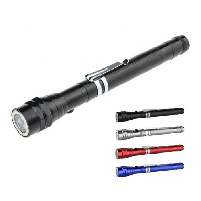 3 LED Magnetic Flexible Telescopic Pick Up LED Torch Flashlight