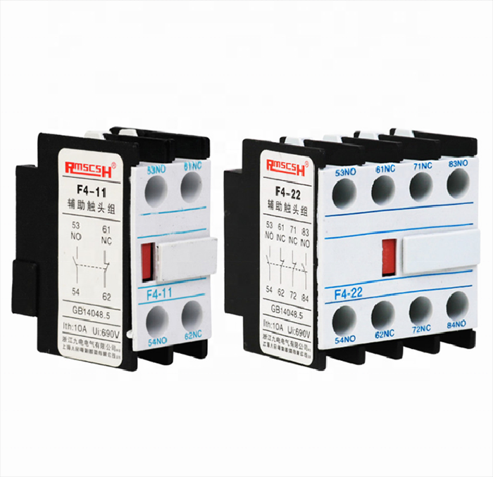 LA1-DN22 F4-22 2NO2NC Contactor block Auxiliary The auxiliary contact for CJX2  AC Contactor 4 Poles