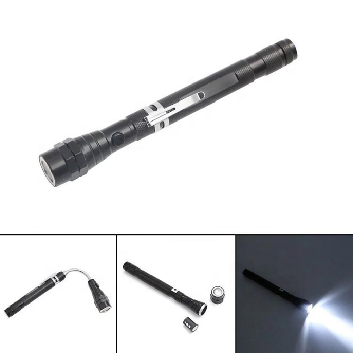 3 LED Magnetic Flexible Telescopic Pick Up LED Torch Flashlight