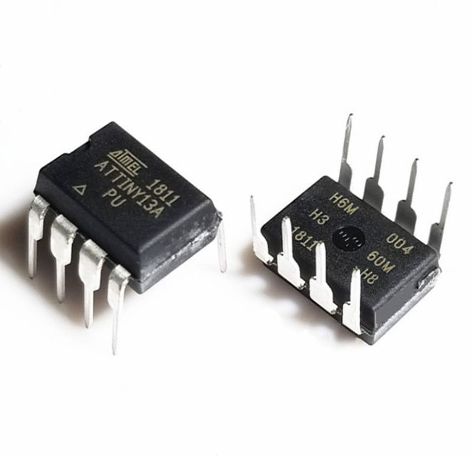 Hot selling MCU ATTINY13A-PU ATTINY13A DIP8 8bit Microcontroller original new chip