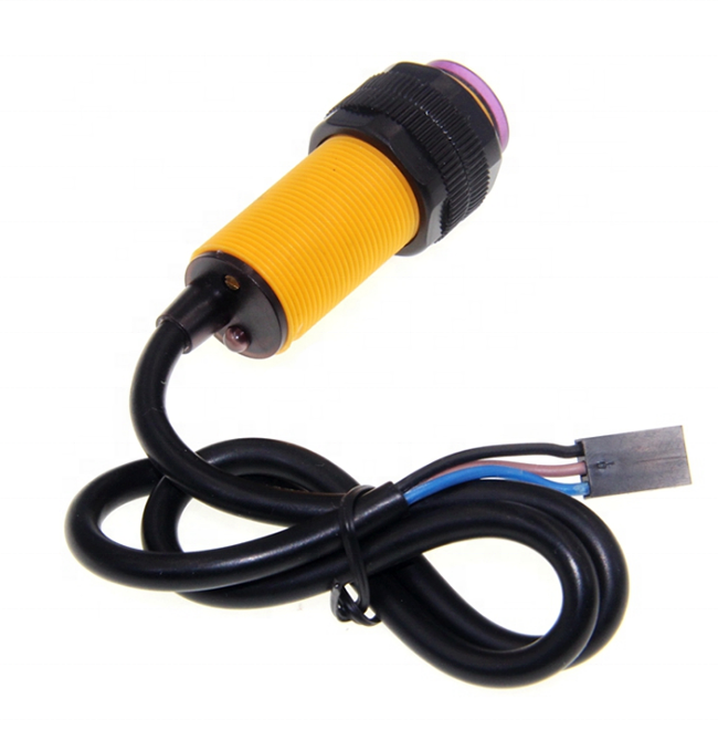 Photoelectric sensor E18-D80NK infrared obstacle avoidance sensor proximity switch 3-80cm with DuPont head