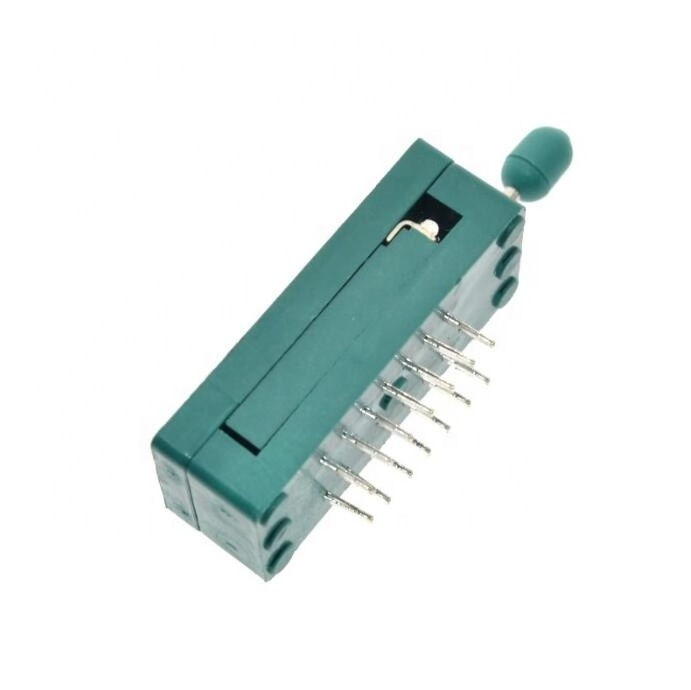 Hot selling IC Test Universal ZIF Socket 14pin 14 pin dip 2.54mm IC Socket pitch