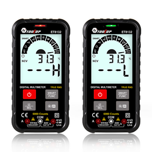 ET8132 Button Design True RMS Multimeter Intelligent Current Voltage Tester 600V 600mA